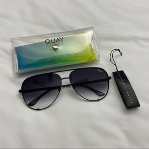 QUAY High Key Aviator Sunglasses